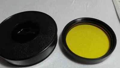 a Yellow 2x KMZ 46x0.75 Vintage Russian Light Filter 46mm for Lens 3003 - Image 1 of 3