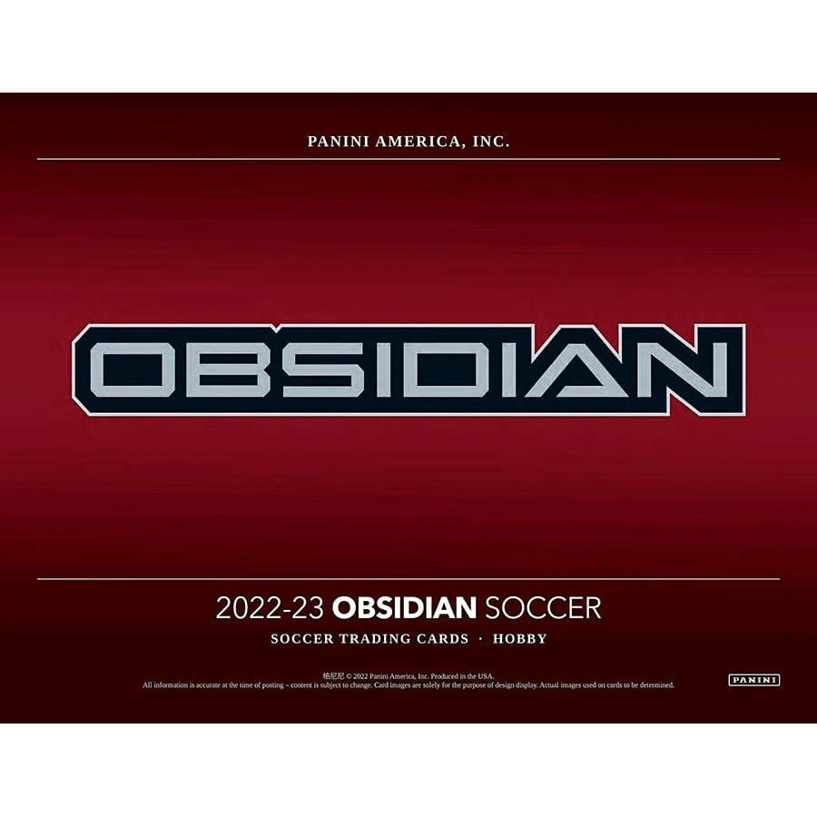 2022-23 Panini Obsidian Soccer Hobby BOX FACTORY SEALED 22PASOBS - Image 1 of 4