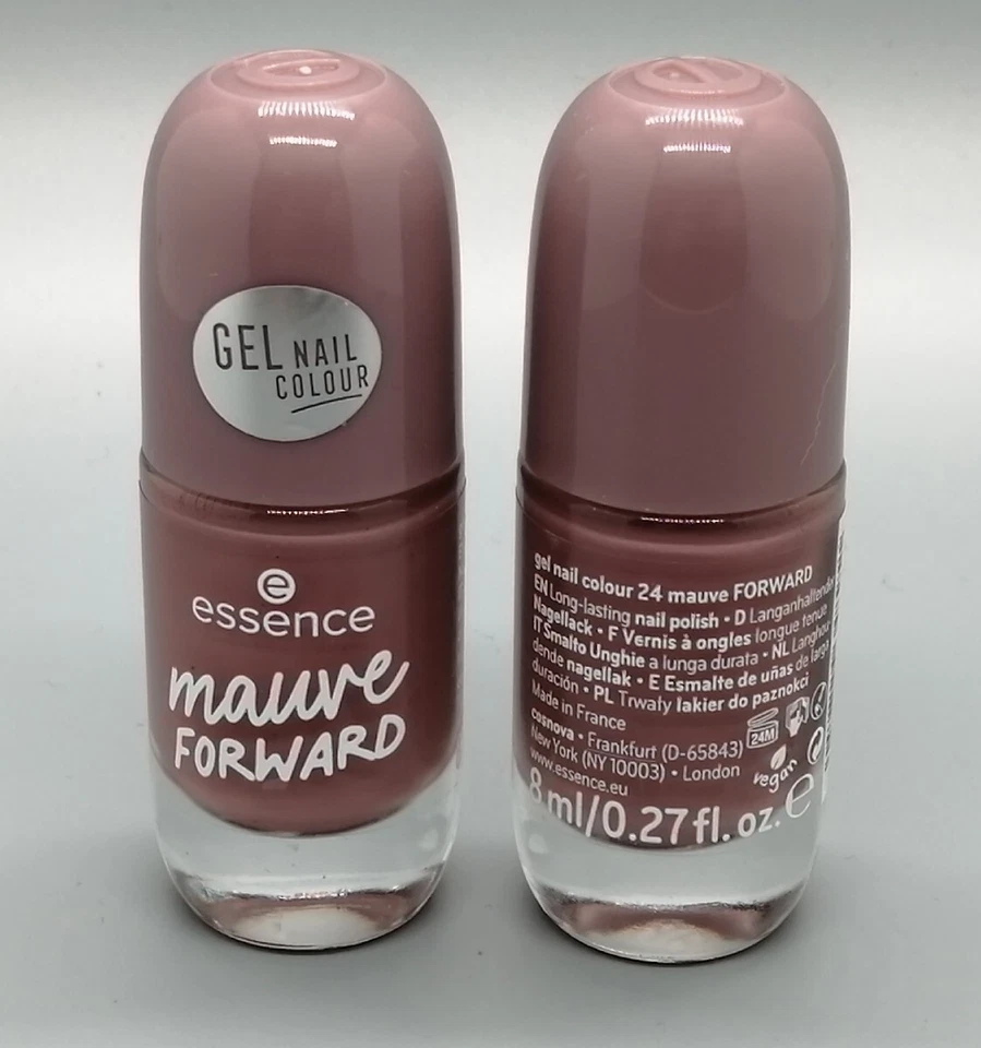 2x Essence: Gel Nail Colour - Nagellack - 24 Mauve FORWARD - 2x 8 ml - Bild 1 von 1