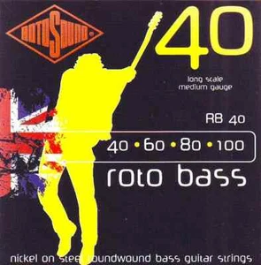 Rotosound RB40 Roto Bass Long Scale Medium Gauge Strings (40 60 80 100) - Picture 1 of 1