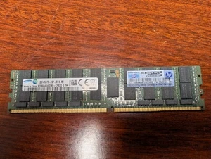 HP 752372-081 32GB 4DRX4 PC4-2133P SAMSUNG M386A4G40DM0-CPB2Q SERVER RAM - Picture 1 of 1
