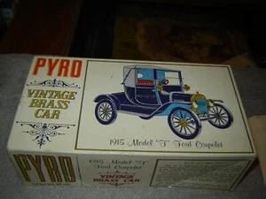 PRYO #C451-125 Model Kit 1915 Ford Model T Coupè Ottone Auto MIB 1967 Kit - Foto 1 di 11