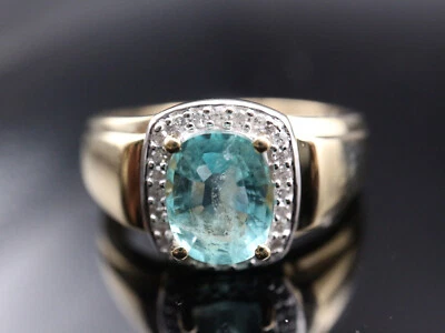 GOLDJUNGE69 * HARRY IVENS IV  RING (18)  SMARAGD SAMBIA & 24x DIAMANT 0,11ct 585 - Bild 1 von 3