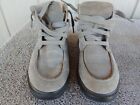 Sorel Boys Madson Waterproof Ankle Boots Size 3 Youth, Gray Leather Suede Laced