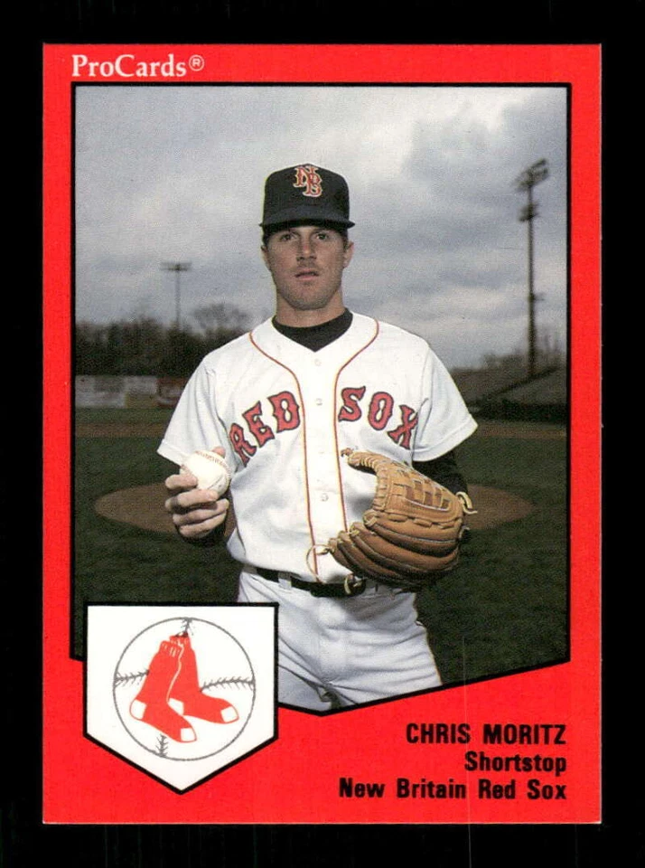 1989 ProCards New Britain Red Sox 603 Chris Moritz BXCP24 - Image 1 of 2
