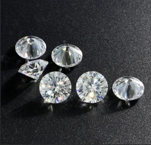 3 Stck. Lose CVD Diamant 4,50 mm rund - D bis F - Farbe IF Klarheit zertifiziert - Bild 1 von 7