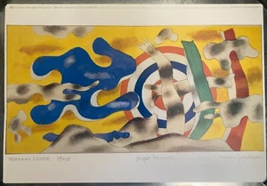 Vintage Fernand Leger Französisches Museum Poster, Centre Pompidou - Bild 1 von 4