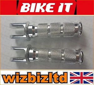 Ducati 851 1990-1994 [Bikeit Front Silver Alloy Sports Footpegs] - Imagen 1 de 7