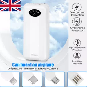 Power Bank 10000mAh Fast charger Pack USB External Battery For Mobile Phone - Picture 1 of 16