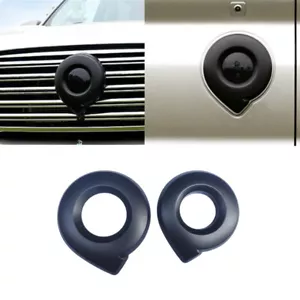 Matte Black Front+Rear Grille Logo Cover Trim For GWM Cannon Alpha 2024 2025 26 - Picture 1 of 8