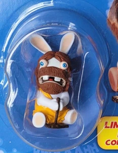 CAVEMAN Raving Rabbids: Travel in Time 3" Action Figure Ubisoft Wii 2006 - Picture 1 of 3