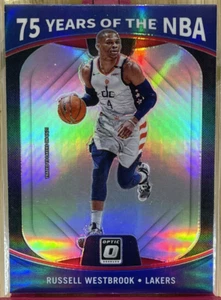Russell Westbrook 2021-22 Panini Prizm 75 Years of the NBA - Picture 1 of 1