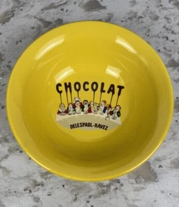 Schokolade Delespaul Havez Frankreich gelbe Schale Clouet Edition 7" Durchmesser - Bild 1 von 7