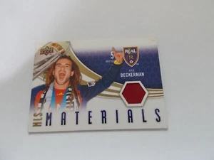 2010 UPPER DECK MLS SOCCER KYLE BECKERMAN MATERIALS PATCH JERSEY RELIC SALT LAKE - Picture 1 of 4