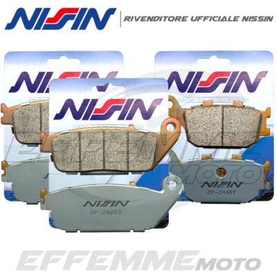 Pastiglie KAWASAKI KLE Versys 650 Abs 2017 2018 2019 2020 Kit Ant.+ Post. NISSIN - Immagine 1 di 3