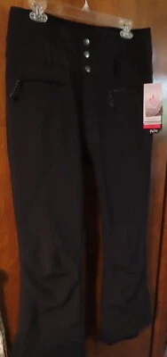 NEW Pulse Snowboard Pants Women Large Black Lined Waterproof Insulated Ski - Image 1 of 4