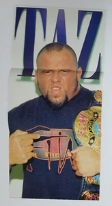 TAZ ECW GOLDBERG 3 Page Double Sided Poster AUG 1999 FTW AEW EXTREME TAZMANIAC - Picture 1 of 2