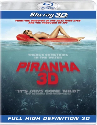 Piranha 3D (Blu-ray 3D) 1978 Remake - Elisabeth Shue *NEW/SEALED* FREE SHIPPING - Image 1 of 2