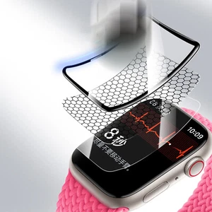 Confezione 2 Proteggi Schermo Vetro Temperato 9H per Apple Watch Serie 10 42mm 46mm - Foto 1 di 5