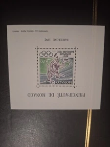 Monaco 1992 Olympic Games MNH - Picture 1 of 2