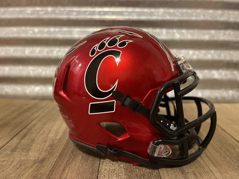 Custom Cincinnati Bearcats (2012 Belk Bowl) Speed Mini Helmet Cover