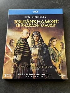 TOUTANKHAMON LE PHARAON MAUDIT INTEGRALE COFFRET 2 BLURAY BEN KINGSLEY VF RARE - Imagen 1 de 3