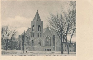 SAC CITY IA - Postal Iglesia Metodista - Imagen 1 de 2