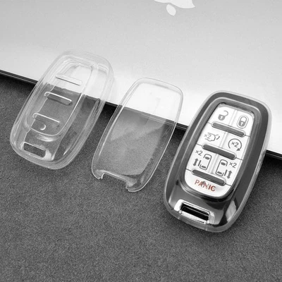 Funda Carcasa FOB Transparente Para Chrysler Pacifica Control Remoto Smart Key 3 4 5 6 7 Botones EE. UU. Foto 1 de 4