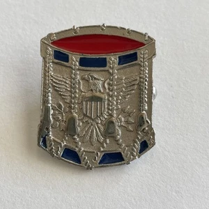 DAR Daughters of America Patriotic Snare Drum Eagle Pin or Pendant Jewelry - Picture 1 of 6