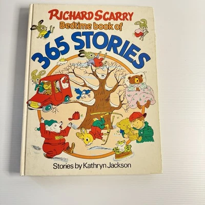 Richard Scarry Bedtime Book of 365 Stories by Kathryn Jackson (Hardcover 1986) - image 1 of 4
