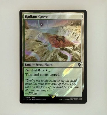 MTG: Radiant Grove (Surge Foil) Commander: Final Fantasy Foil NM - Image 1 of 2
