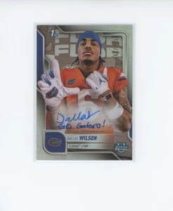 2025 Bowman U Chrome Dallas Wilson 1st Bowman Auto /299 Go Gators Inscription - Bild 1 von 2