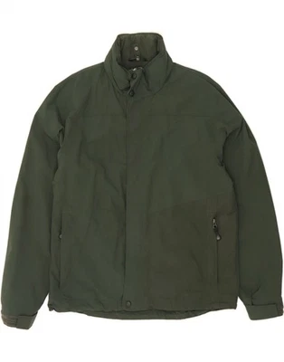 L.L.BEAN Mens Windbreaker Jacket UK 38 Medium Green Nylon DM37 - Image 1 of 3