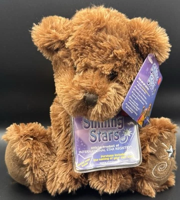 Russ Shining Stars Oso Marrón 0607 Nuevo Con Etiquetas Y Códigos Retro 2006 Foto 1 de 4