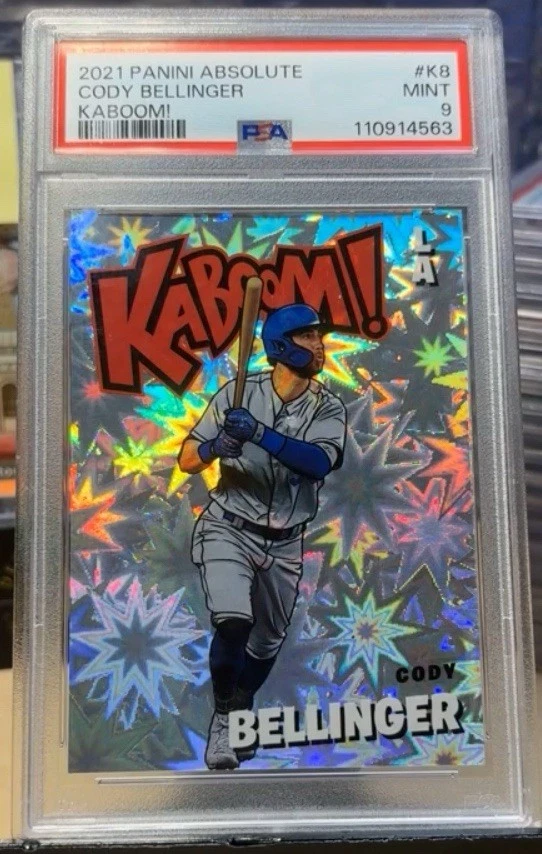 2021 MLB ABSOLUTE KABOOM CODY BELLINGER PSA 9 DODGERS CUBS YANKEES 🔥  - Image 1 of 1