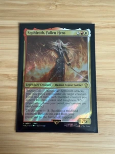 MTG: Sephiroth, Fallen Hero (Surge Foil) Commander: Final Fantasy Surge Foil NM - Picture 1 of 2