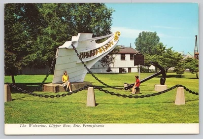 The Wolverine Clipper Bow Erie Pennsylvania Vintage Unposted Postcard - Image 1 of 2