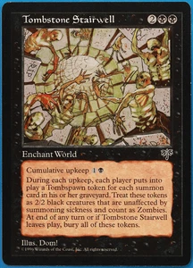 Tombstone Stairwell Mirage NM (Reserved List MTG Magic Card) (504317) ABUGames - Picture 1 of 2