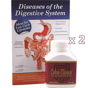 2 x Denmar Colon Cleanse 125g Powder with Free Booklet - Picture 1 of 3