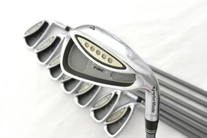 8pcs Taylormade RAC CGB Iron Set 4-5-6-7-8-9-PW-AW Flex Regular MAS2 RH Irons - Picture 1 of 15