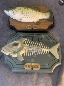 Big Mouth Bill Bones Big Mouth Billy Bass Lot If 2 1999 Gemmy - Picture 1 of 8