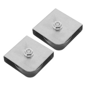 2 Pcs Stainless Steel Flagpole Pulley Cable Block Crane for Lifting - Picture 1 of 12