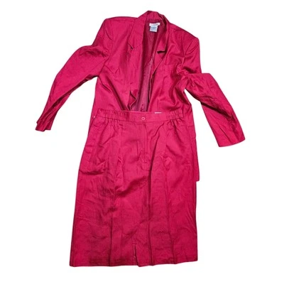 Talbot 2 piece set red  jacket and pencil skirt Size 12 - Image 1 of 4