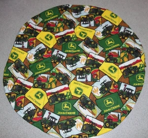 John Deere Homemade Seat Cover(?) 18" x 19" FREE SHIPPING! - Picture 1 of 5