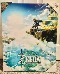 Insegna Wall Art su Tela Legend Of Zelda Tears Of The Kingdom con Licenza Nintendo - Foto 1 di 3