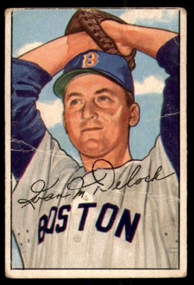 1952 Bowman #250 Ike Delock Good RC Rookie Red Sox                 ID:213453 - Image 1 of 2