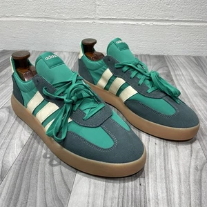 Adidas Barreda Decode Shoes Mens US 12 Court Green Warm Vanilla Casual 3 Stripe - Picture 1 of 7