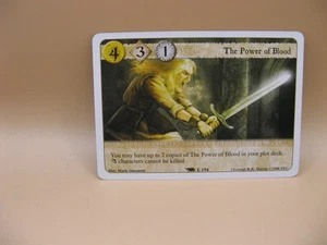 2008 A Game of Thrones Trading Card Game #194 The Power of Blood - Bild 1 von 2