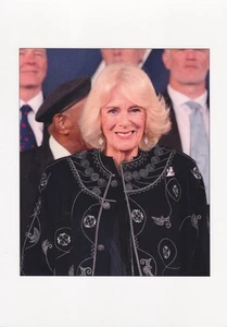QUEEN CAMILLA (1947) original personal "BIRTHDAY" card from BUCKINGHAM PALACE - Bild 1 von 2