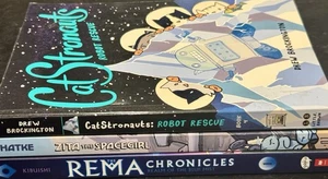 Middle Grade Sci-Fi Graphic Novel Lot Rema Zita the Spacegirl CatStronauts Set - Bild 1 von 6